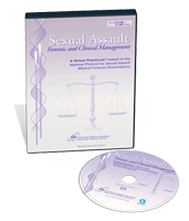 Sexual Assault: Forensic and Clinical Management DVD Case and Disc